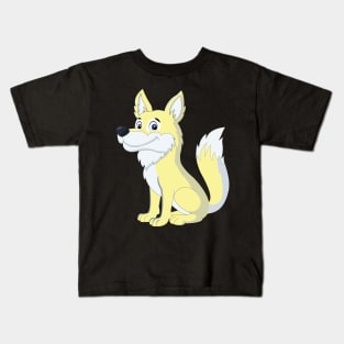 Cartoon Wolf Classic Kids T-Shirt